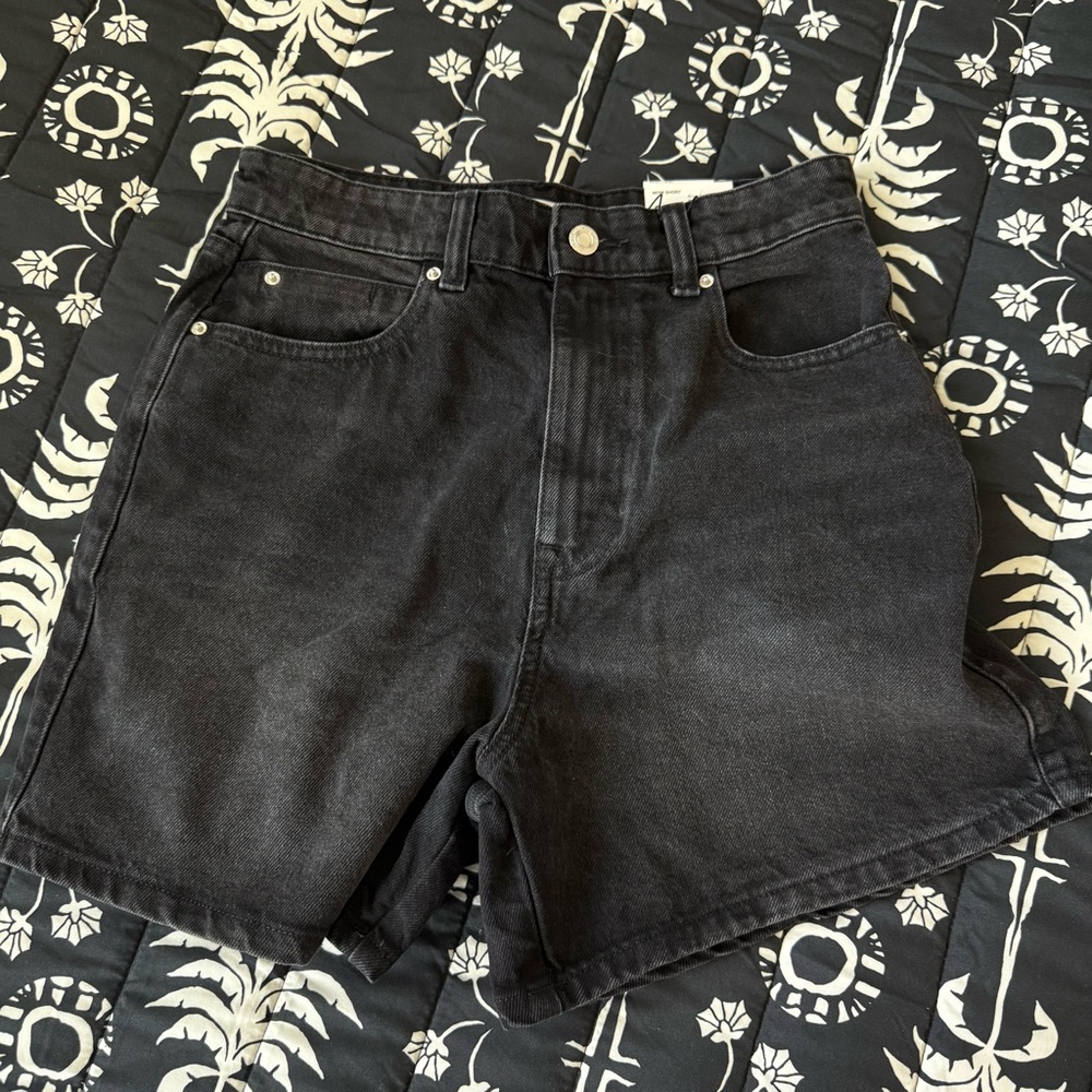 Zara High-Rise Mom Shorts